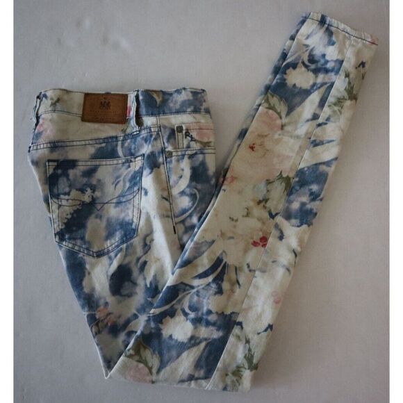Polo Ralph Lauren Women's Sz 26 Floral Print Emma Tompkins Skinny Jeans - Picture 15 of 15